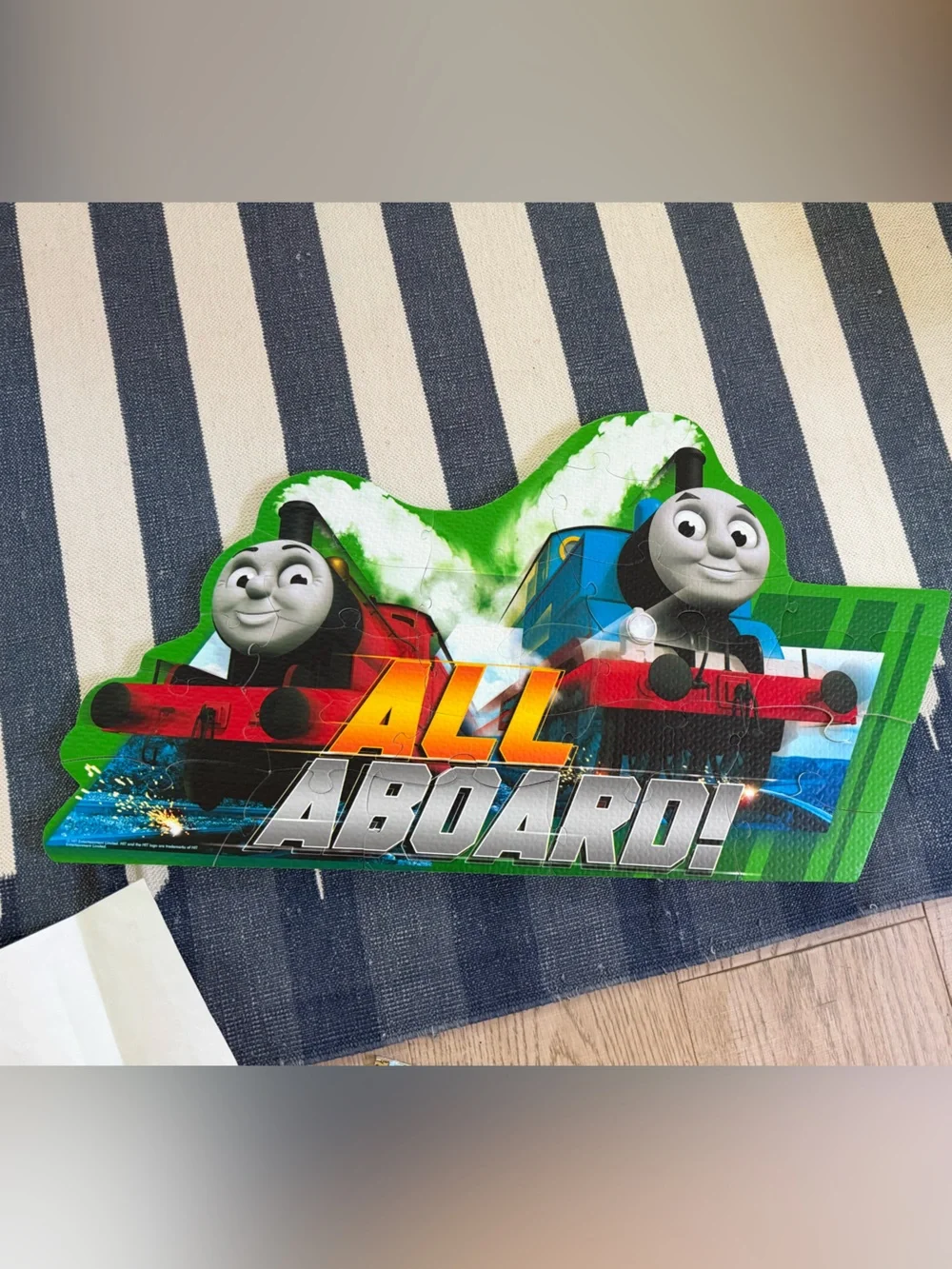 Thomas & Friends Foam Floor Puzzle with Thomas and James.  25 pieces, ages 3+